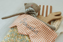 Load image into Gallery viewer, retro Christmas sock- Hand embroidered Personalized Handmade Christmas stocking