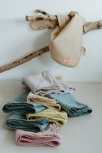 Load image into Gallery viewer, Hand embroidered organic cotton bandana - CIAO