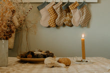 Load image into Gallery viewer, retro Christmas sock- Hand embroidered Personalized Handmade Christmas stocking