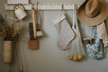 Load image into Gallery viewer, retro Christmas sock- Hand embroidered Personalized Handmade Christmas stocking