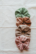 Load image into Gallery viewer, Eco Dyed Plastic free Scrunchies - Naturally dyed Cotton Scrunchy