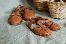 Load image into Gallery viewer, Handmade Leather Sandals - the Eloise retro sandal