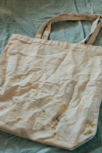 Load image into Gallery viewer, Plant Dyed cotton Canvas Tote - Neutral earthy tones