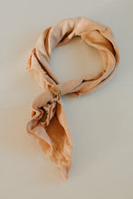 Load image into Gallery viewer, Raw Silk Bandana Naturally Dyed - Unisex Neckerchief