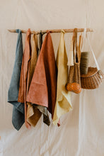 Load image into Gallery viewer, Plant Dyed Organic Cotton dish Towel - Sold in 1 or 2 pieces Set