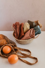 Load image into Gallery viewer, Plant Dyed Organic Cotton dish Towel - Sold in 1 or 2 pieces Set