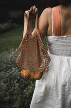 Load image into Gallery viewer, Naturally Dyed String Groceries Bag