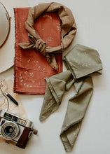 Load image into Gallery viewer, Plant dyed organic cotton Paisano Bandana
