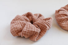 Load image into Gallery viewer, Eco Dyed Plastic free Scrunchies - Naturally dyed Cotton Scrunchy