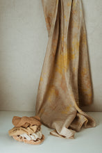 Load image into Gallery viewer, Bundle Dyed Silk scarves - Eco printed with natural dyes