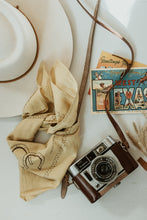 Load image into Gallery viewer, Plant dyed organic cotton Suerte bandana