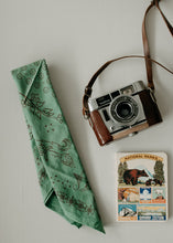 Load image into Gallery viewer, Naturally Dyed Folk cotton Bandana USA made - premium cotton