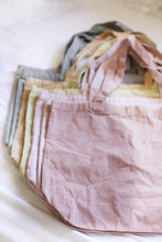 Load image into Gallery viewer, Plant Dyed cotton Canvas Tote - Neutral earthy tones