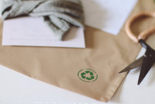 Load image into Gallery viewer, Plant Dyed Hair tie in Organic cotton - waffle cracked cotton gauze