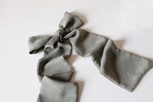 Load image into Gallery viewer, Plant dyed Silk Hair Tie - Bespoke bow