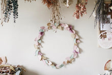 Load image into Gallery viewer, Fabric Wreath Naturally Dyed Plant