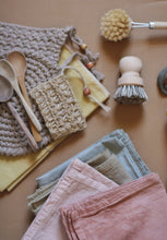 Load image into Gallery viewer, Plant Dyed Organic Cotton dish Towel - Sold in 1 or 2 pieces Set