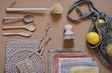 Load image into Gallery viewer, Plant Dyed Organic Cotton dish Towel - Sold in 1 or 2 pieces Set