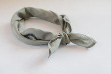 Load image into Gallery viewer, Plant Dyed organic Cotton Bandana - Soft cotton bandana, Neutral earthy shades