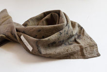 Load image into Gallery viewer, Eco Printed Organic cotton Bandana - hand dyed with natural dyes