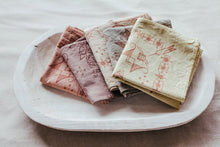 Load image into Gallery viewer, Plant dyed Folk Bandana (3 pieces set) Premium Cotton Bandana Set Southewestern vibes