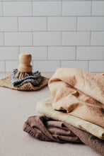 Load image into Gallery viewer, Plant Dyed Organic Cotton dish Towel - Sold in 1 or 2 pieces Set