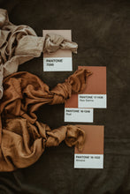 Load image into Gallery viewer, Naturally dyed charmeuse silk scarf
