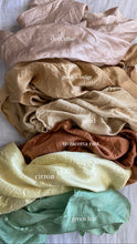 Load image into Gallery viewer, Naturally dyed charmeuse silk scarf
