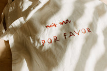 Load image into Gallery viewer, Hand embroidered, plant dyed tote bag
