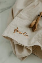 Load image into Gallery viewer, Hand embroidered Hand dyed Organic cotton Kitchen Towel 
