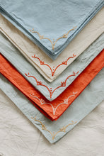 Load image into Gallery viewer, Hand embroidered Rodeo bandana -  Hand dyed bandanas
