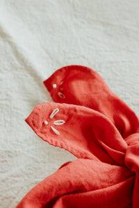 Hand embroidered Rodeo bandana -  Hand dyed bandanas