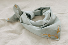 Load image into Gallery viewer, Hand embroidered Rodeo bandana -  Hand dyed bandanas
