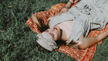 Load image into Gallery viewer, Organic Cotton Headwrap - Neutral turbans hair scarf
