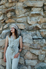 Load image into Gallery viewer, Organic Cotton Headwrap - Neutral turbans hair scarf
