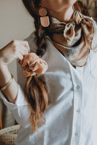 Plant Dyed Velvet XL Scrunchy - Plastic free
