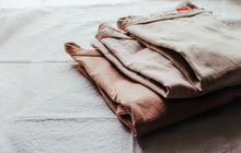 Load image into Gallery viewer, Plant dyed Distressed T shirt - Organic Cotton - Earthy tones
