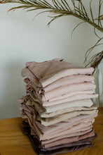 Load image into Gallery viewer, Plant dyed Distressed T shirt - Organic Cotton - Earthy tones
