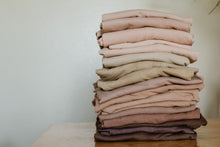 Load image into Gallery viewer, Plant dyed Distressed T shirt - Organic Cotton - Earthy tones
