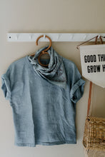 Load image into Gallery viewer, Plant dyed Distressed T shirt - Organic Cotton - Earthy tones
