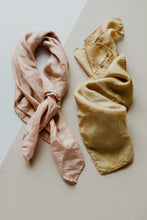 Load image into Gallery viewer, Naturally Dyed 100% Silk Scarves Neutral Earthy tones
