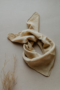 Hand Dyed 100% Silk Scarves Neutral Earthy tones