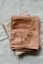 Load image into Gallery viewer, Plant dyed linen Kitchen Towel - Eco dyed dish towel Minimalist Homeware eco Gift
