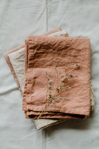 Plant dyed linen Kitchen Towel - Eco dyed dish towel Minimalist Homeware eco Gift
