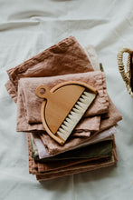 Load image into Gallery viewer, Plant dyed linen Kitchen Towel - Eco dyed dish towel Minimalist Homeware eco Gift
