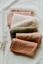 Load image into Gallery viewer, Plant dyed linen Kitchen Towel - Eco dyed dish towel Minimalist Homeware eco Gift
