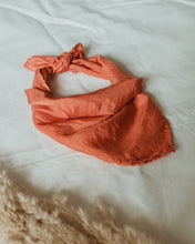 Load image into Gallery viewer, Plant dyed Crepe de Chine Scarf - Naturally dyed neckerchief
