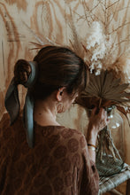 Load image into Gallery viewer, Plant dyed Crepe de Chine Scarf - Naturally dyed neckerchief
