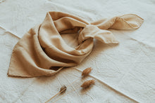 Load image into Gallery viewer, Plant dyed Crepe de Chine Scarf - Naturally dyed neckerchief
