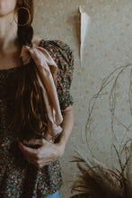 Load image into Gallery viewer, Plant dyed Crepe de Chine Scarf - Naturally dyed neckerchief
